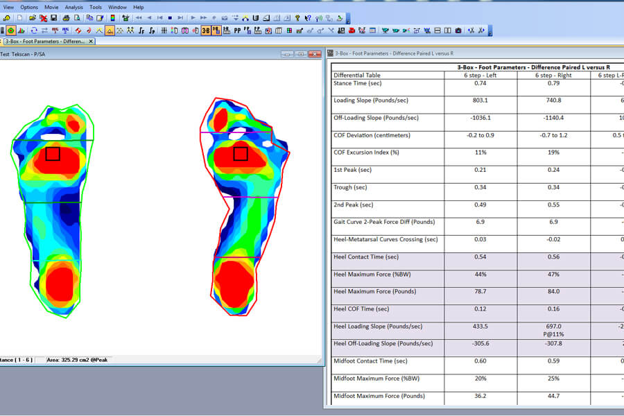 FootMat Software for Researchers 2
