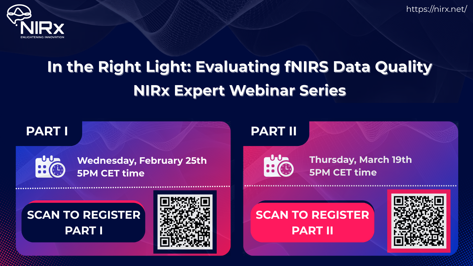 fNIRS Data Quality Webinar | NIRx Expert Series 2026