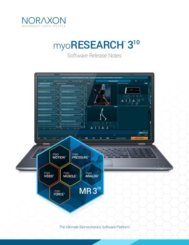 myoRESEARCH Software Platform 2